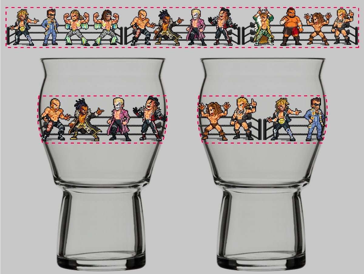 SummerSlam 10 Glass - AEW