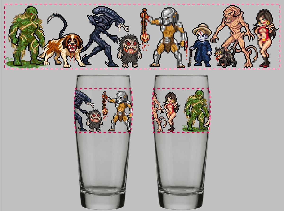 Hopoween 7 Glass