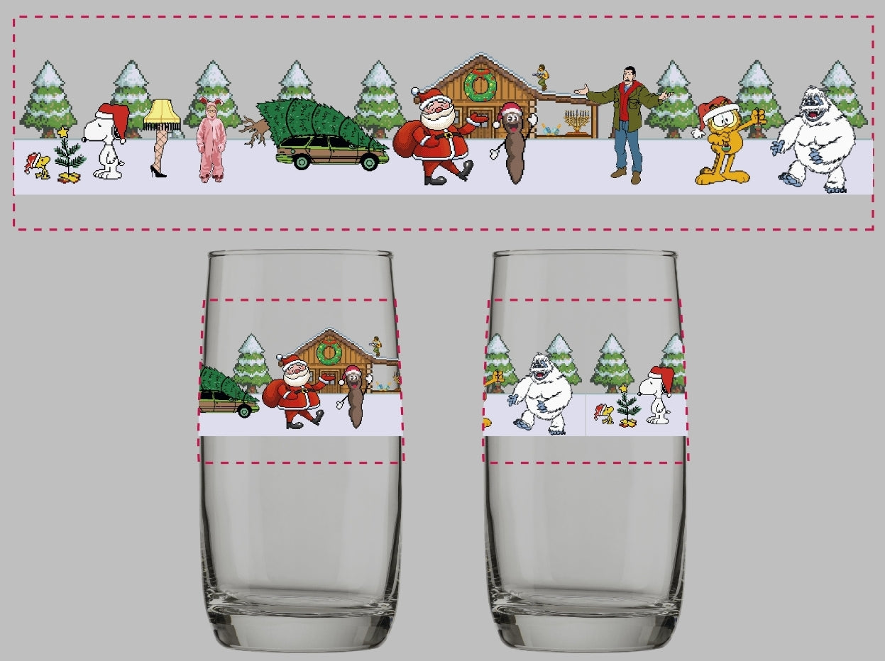 Hoppy Holidays 2 Glass