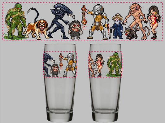 Hopoween 7 Glass