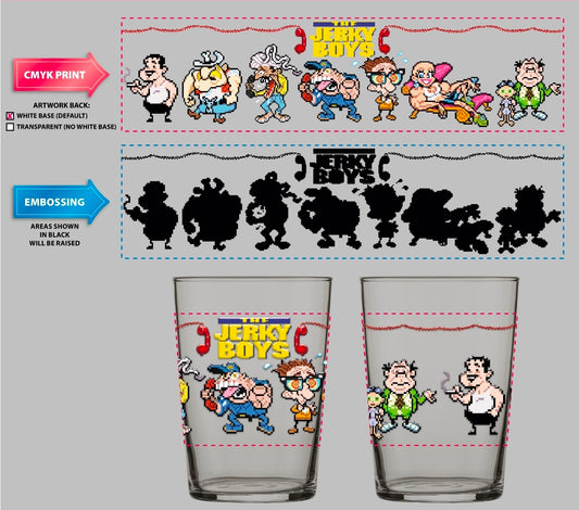 Jerky Boys Glass