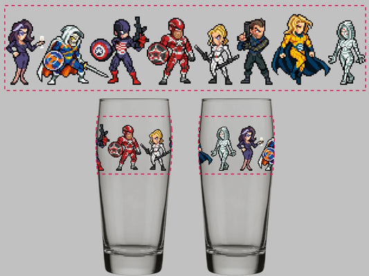 Thunderbolts Glass